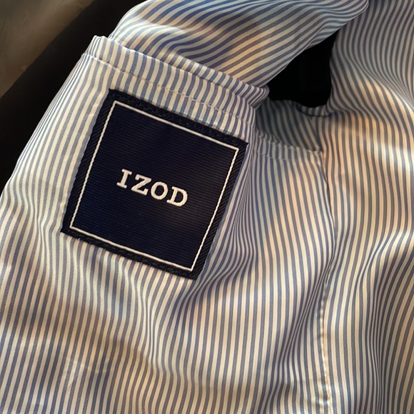 IZOD boys navy blue blazer jacket. - Picture 5 of 7